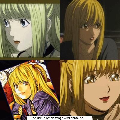 amane misa - e super dragutza,frumoasa,cool .... e personajul - Death Note